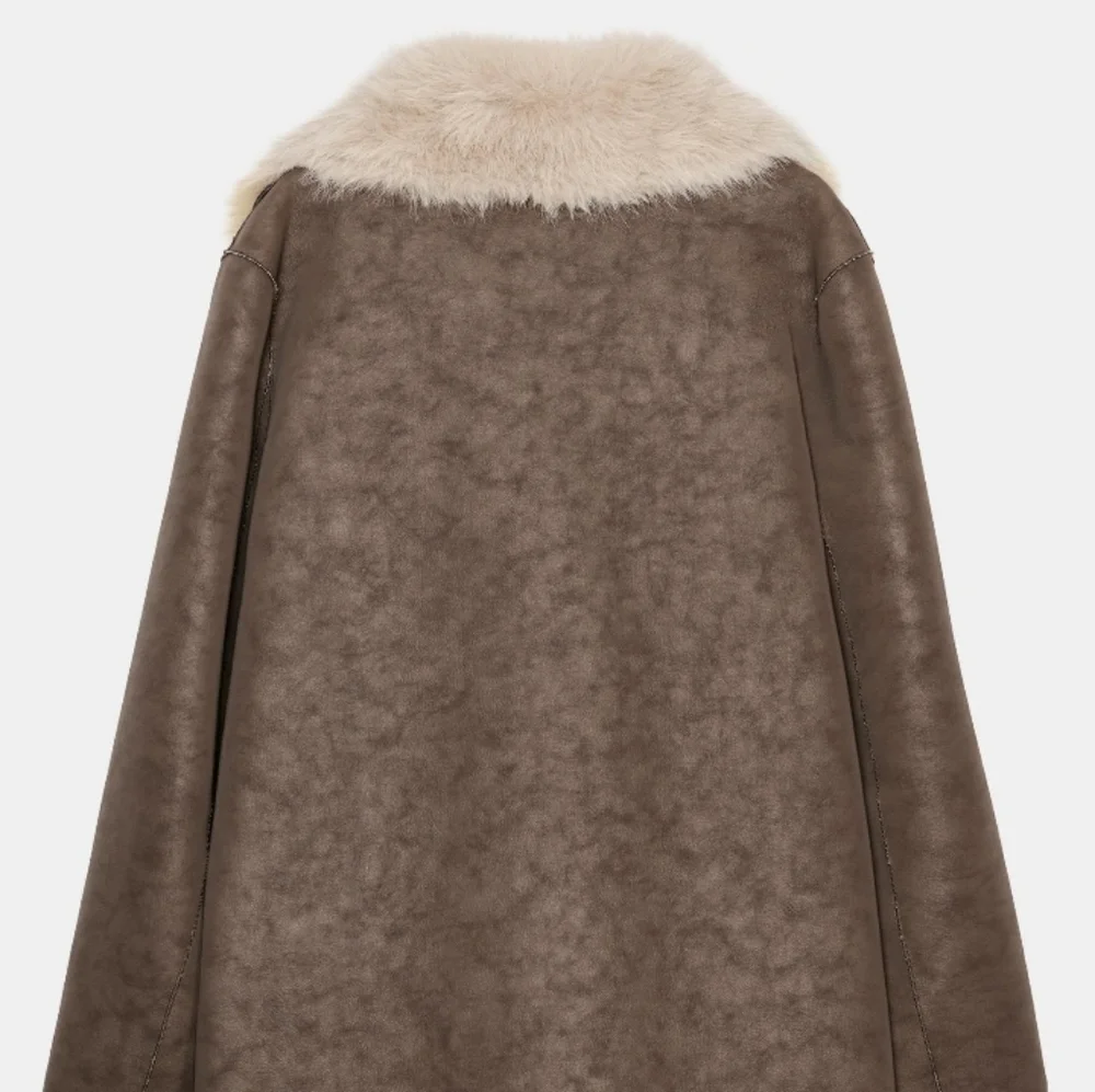 ZARA Reversible Faux Fur Double-Faced Coat(Mink, US S,M,L/EUR S,M,L) - Picture 9 of 16